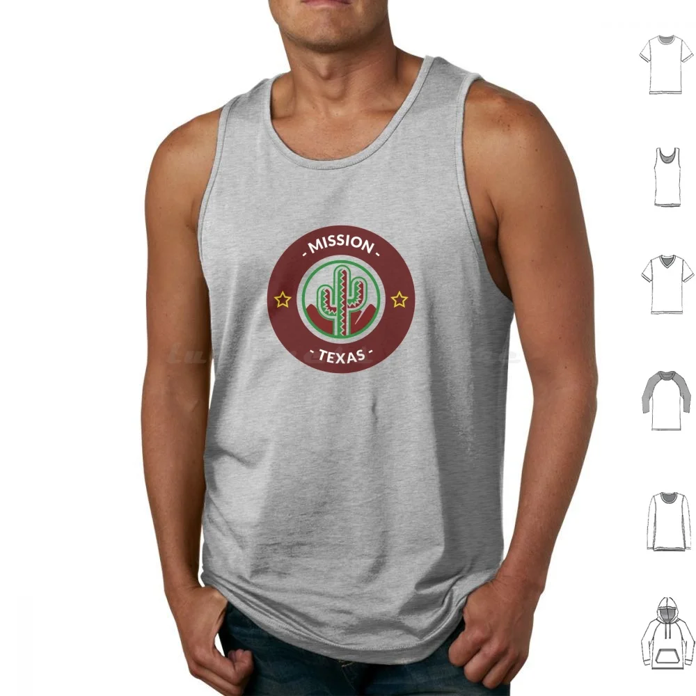 

Mission Texas Tank Tops Print Cotton Texas Howdy Texans Texan The Lone Star State Our Texas Tx Vintage Whoop Cactus Mission