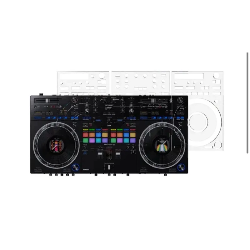 Ddj-rev7 panel protective sticker, disc player shell decorative film, easy to apply without residual glue, suitable for models
