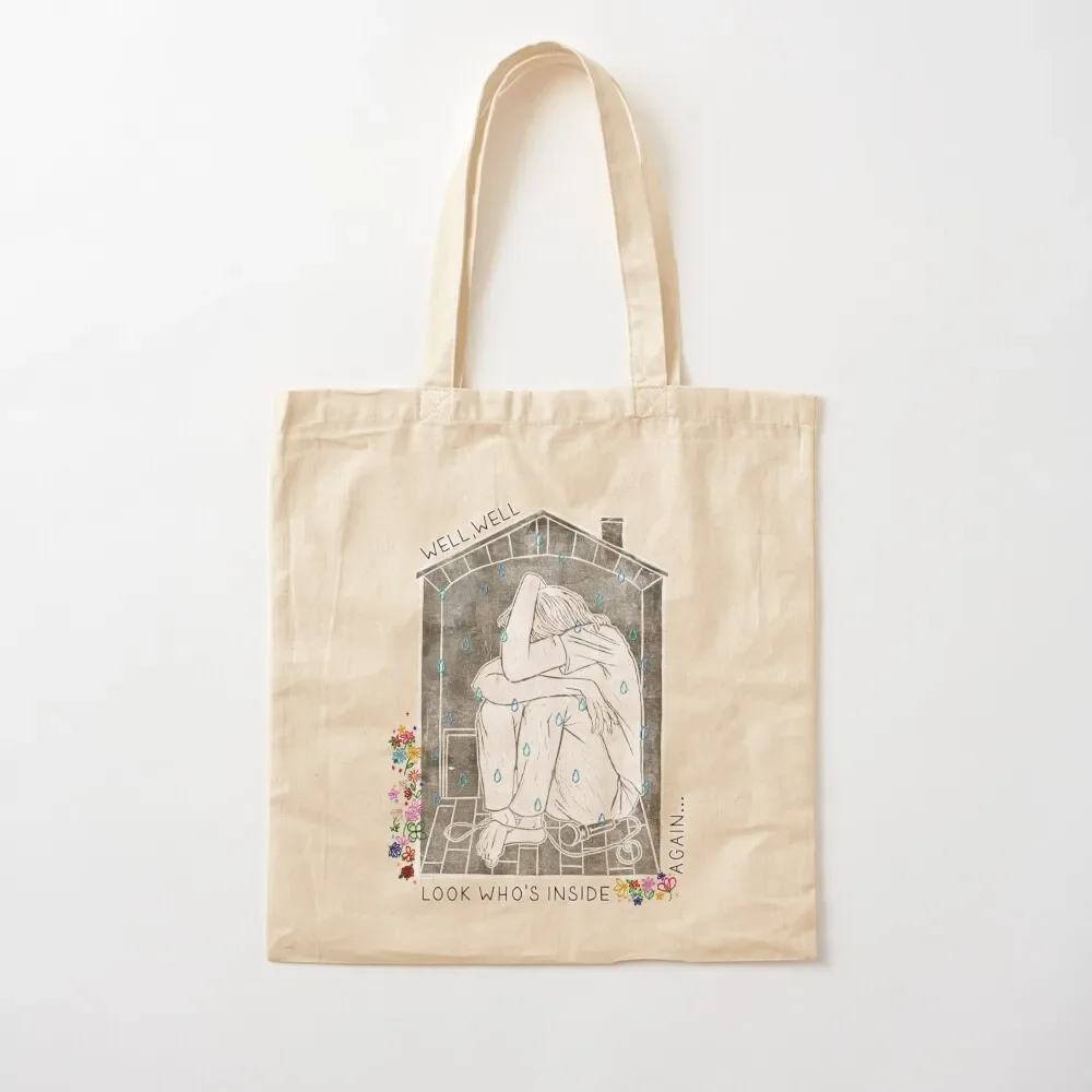 Inside again - full embroidery Tote Bag hand bag shopper bags Women's shopper bag