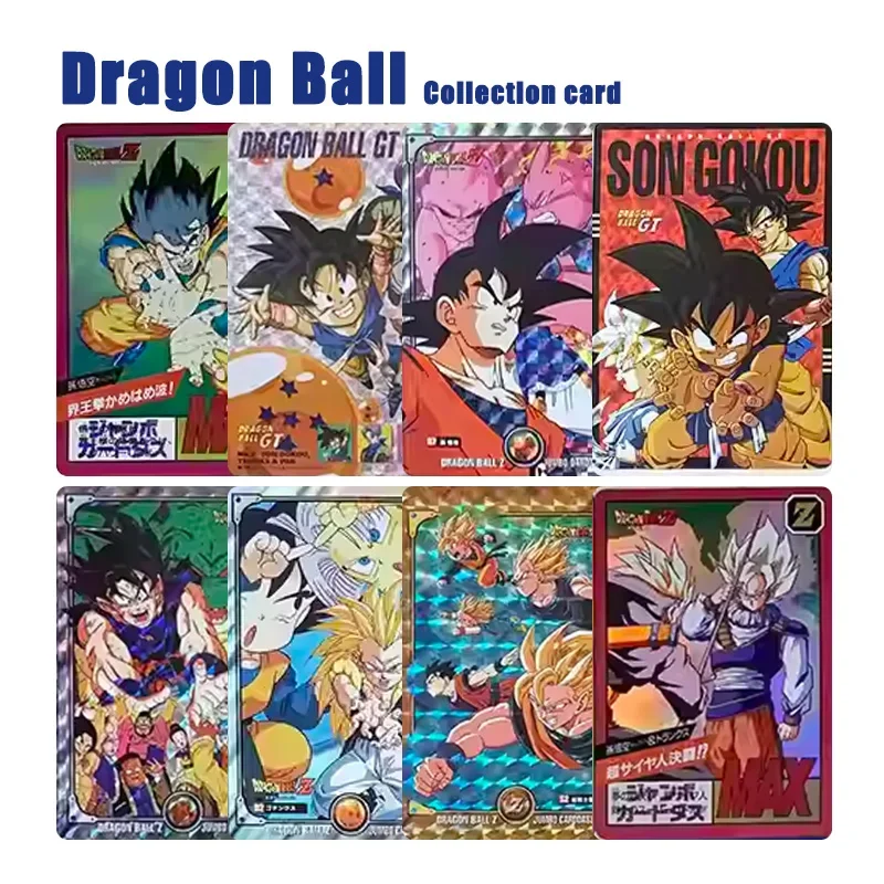 Cartes Flash de Collection Dragon Ball Anime Japonais DIY Faits Maison Son Goku Vegeta IV Krillin Yamcha Trunks Jouets Cadeaux