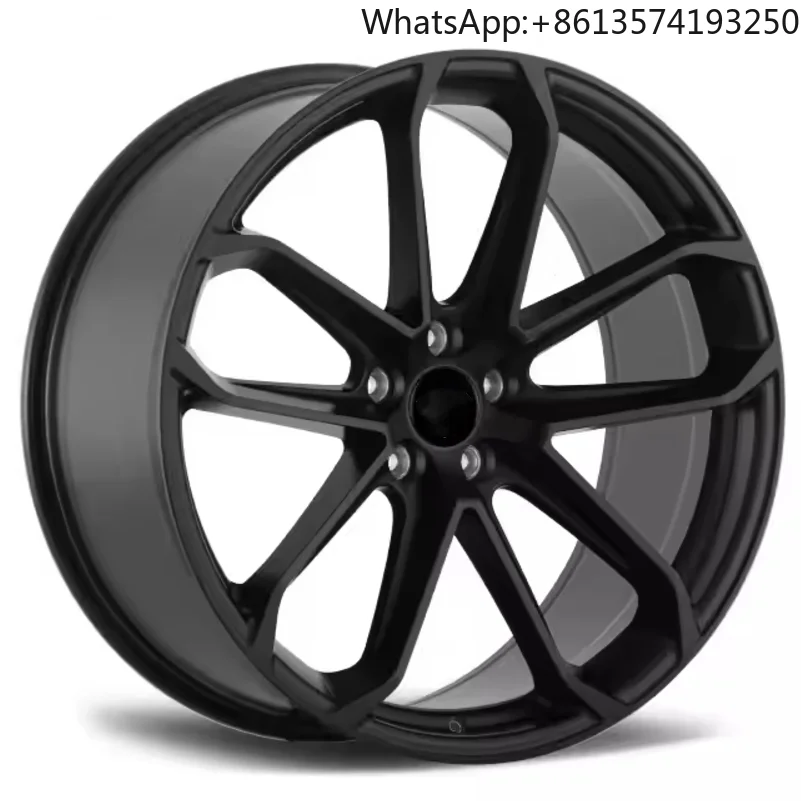 

For5x130 Wheels Passenger Car Black Monoblock 22x10 22x11.5 Wheels Rims