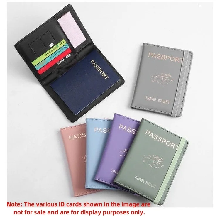 Large Quality Passport Covers Wallets Money Storage Bag Purse Pu Leather Rfid Card Holder Wallet Identifier Baggage Board Pocket