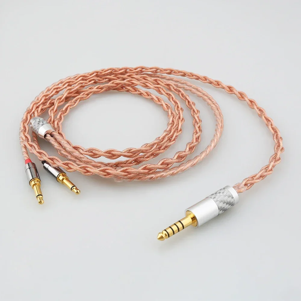 HIFI 4 Core Litz HiFi-OFC Earphone Braided Cable For Hifiman Sundara Ananda HE1000se V2 HE6se he400se Aya He-35x XS