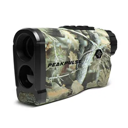 PEAKPULSE 1200M/ 1300 Yards Hunting Range Finder Waterproof 6X Magnification Rangefinder Height Angle Horizontal Distance Meter