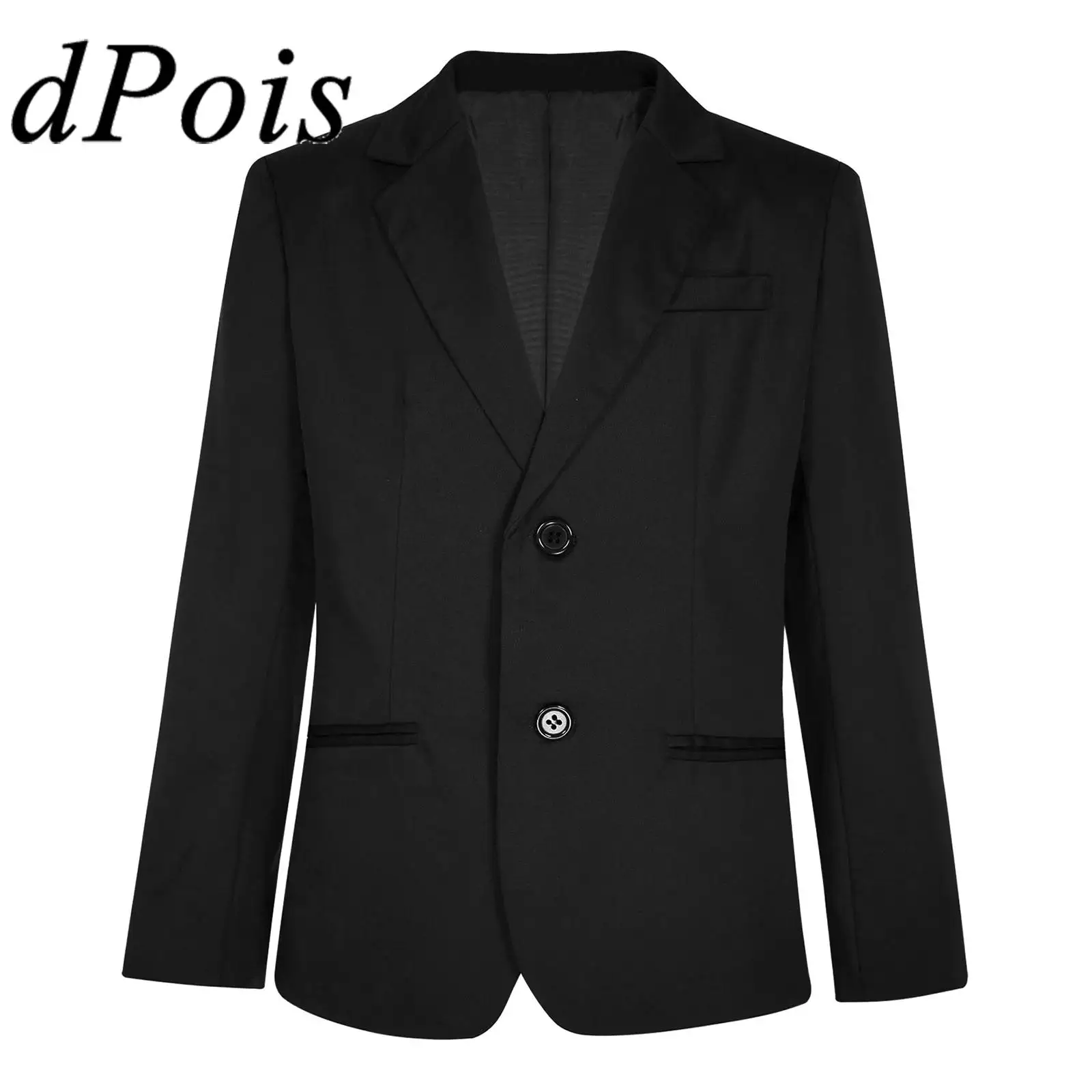 

Boy's School Uniforms Jacket Kids Boys Gentleman Blazer Outerwear for Weddings Birthday Party Prom Banquets Formal Coats