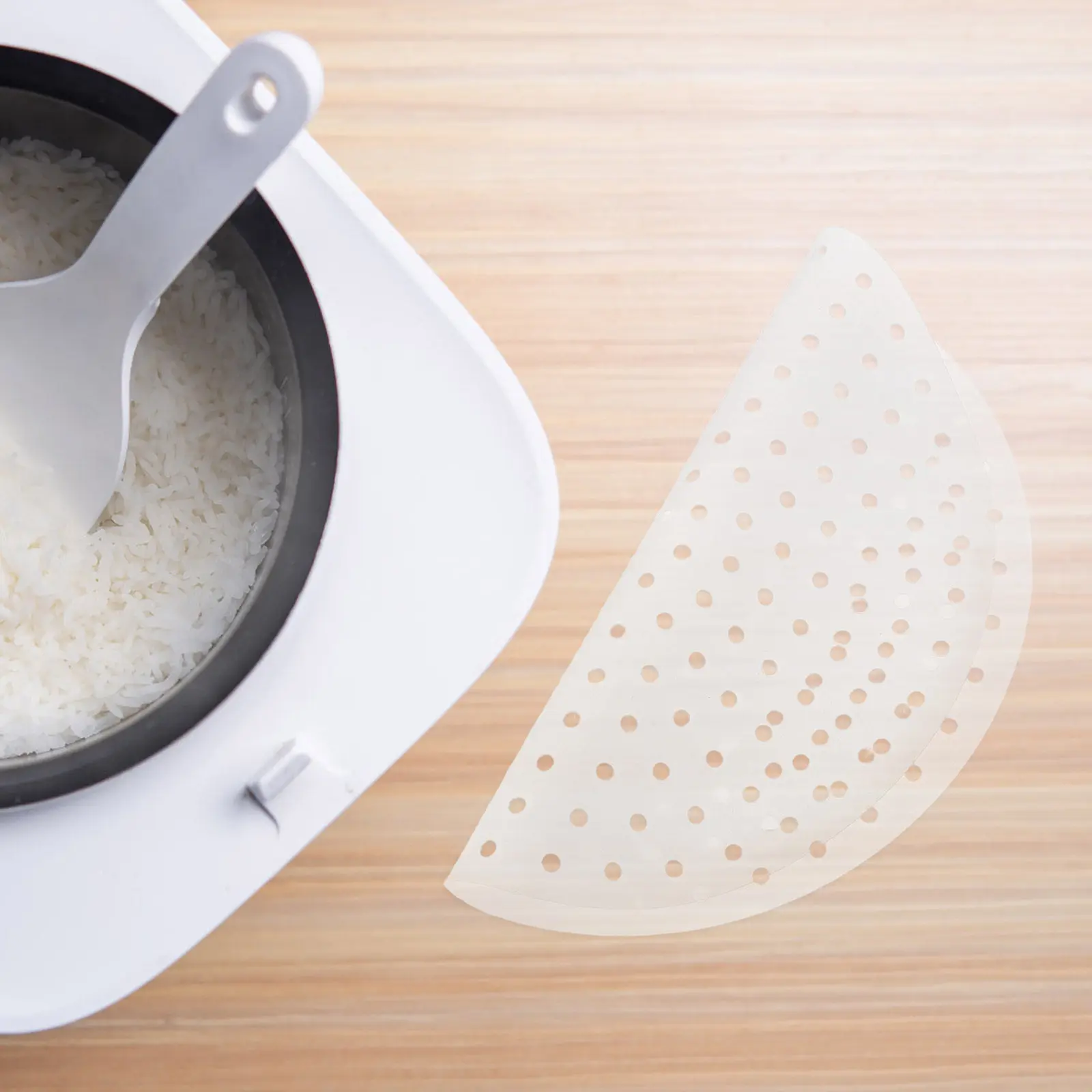 Silicone Rice Cooker Steaming Mat Thick Non-Stick Burn-Resistant Liner for Even Cooking Easy Cleaning Multi-Functional Cookware