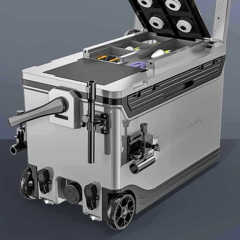 مجموعة كاملة من صناديق الصيد، موديلات جديدة، يمكن أن تجلس المزيد، صناديق صيد فعالة سعة 36 لترًا #3