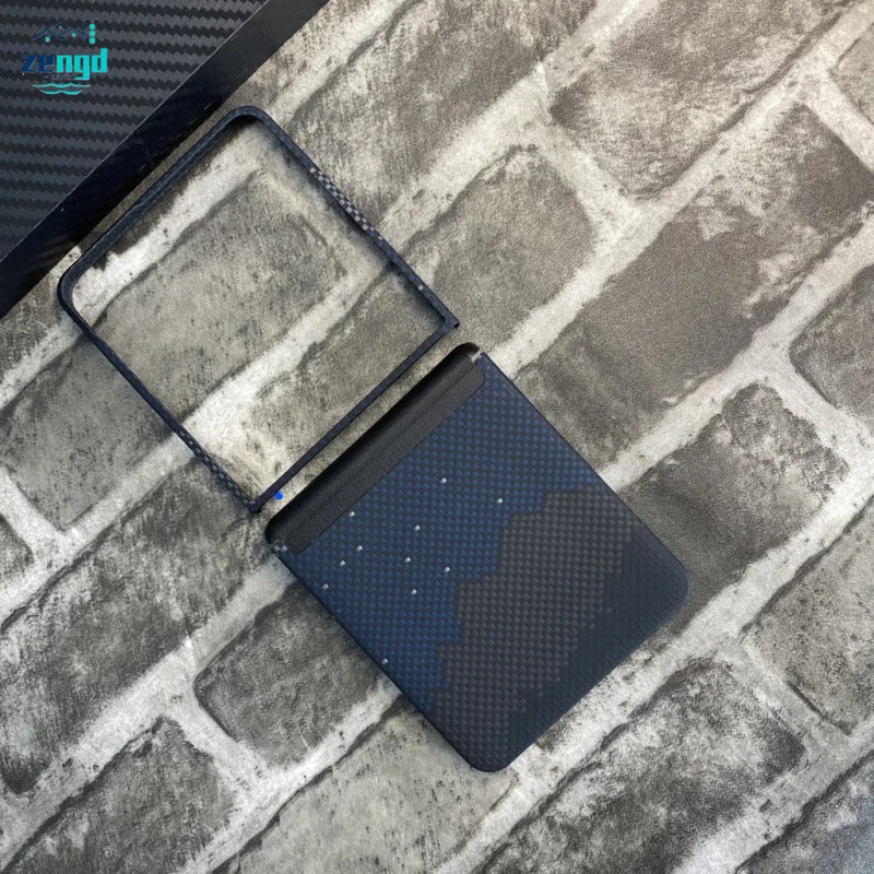 For Samsung Galaxy Z Flip7 Kevlar Aramid Fiber Magnetic Case - New Arrival, Slim Shockproof, Carbon Fiber Reinforced