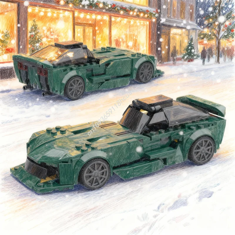

204pcs MOC Free Lotus Python Mocalot City Champions Model Building Blocks Toys Architecture Festival Gifts Idea Education Brick
