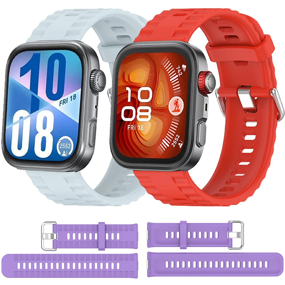

Silicone Strap for Huawei Watch Fit 4 Band Breathable Bracelet Accessory for Huawei Watch Fit 4 Pro/Fit 3 Smart Watch Wristband