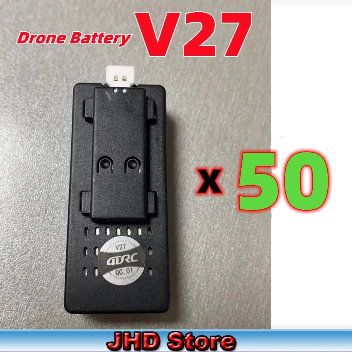 JHD 4D-V27 szybowiec piankowy dron oryginalna bateria 3.7V 1000mah bateria 4DRC V27 bateria zdalnie sterowany samochód bateria hurtowa