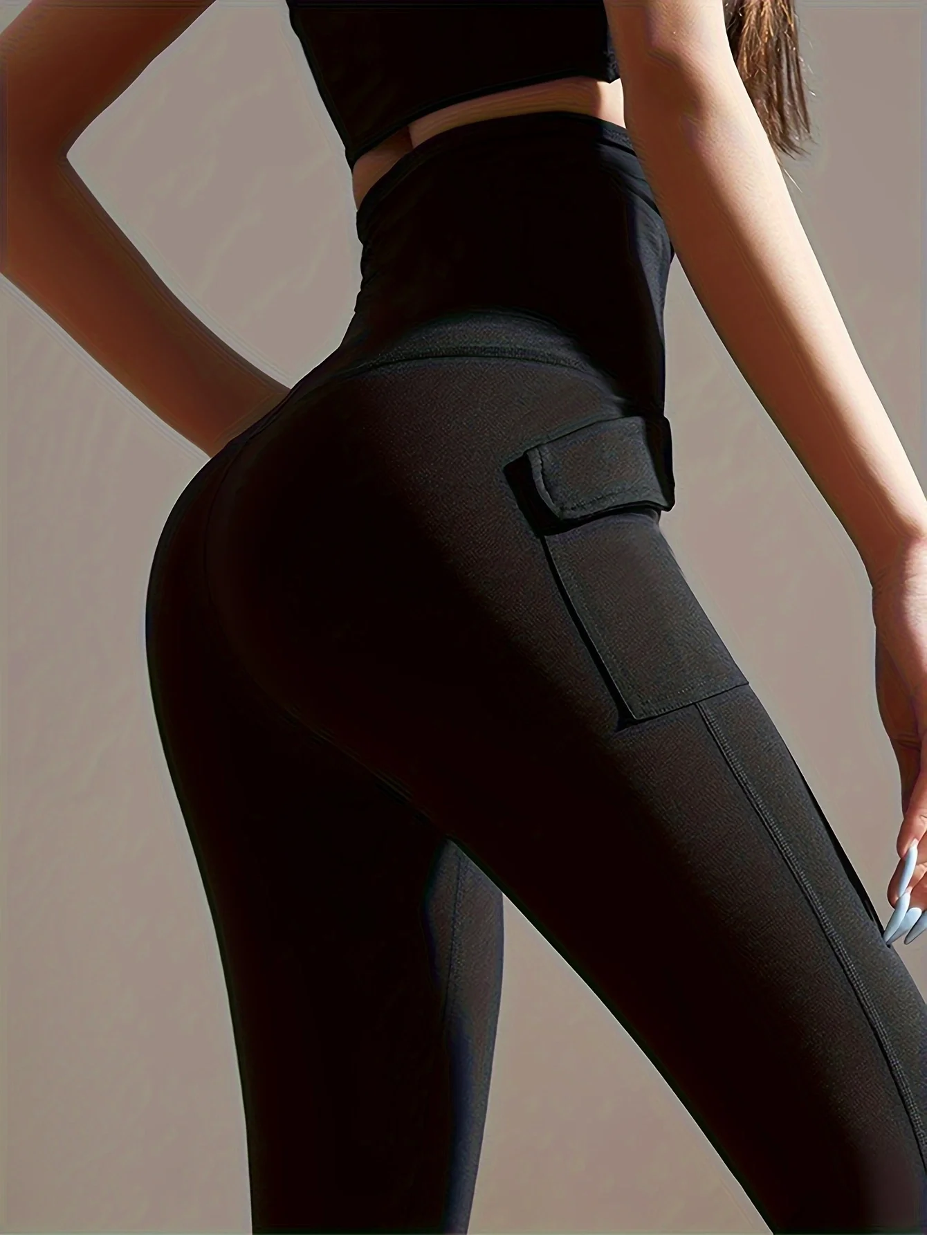 Leggings with Pockets for Women - Yoga Pants with Pockets,Soft High Waist Tummy Control Non See Through Workout Pants