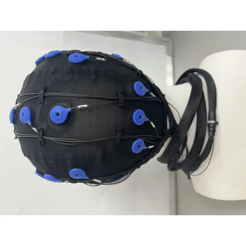 Greentek EEG Electrode Cap Equipped with AgCl Electrodes for Clinic & Hospital Usage up to 128