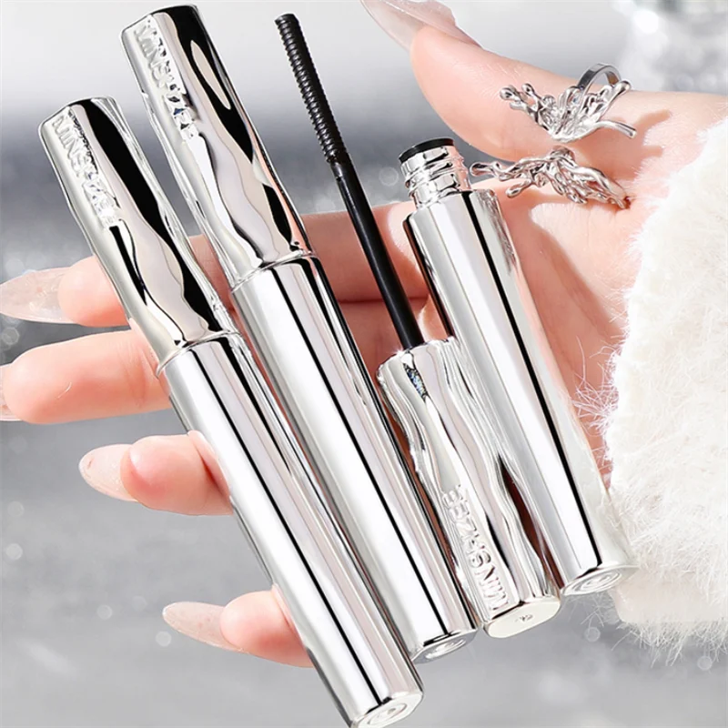 1/2PCS Mascara-Spazzola a spirale speciale, mascara in fibra di seta impermeabile a lunga durata, mantiene le ciglia arricciate per un lungo il trucco