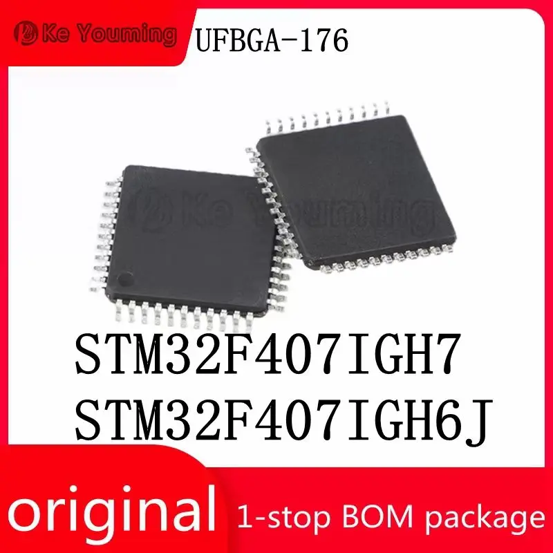 1PCS Integrated Circuit IC Memory NOR Flash Components, STM32F407IGH7, STM32F407IGH6J, UFBGA-176