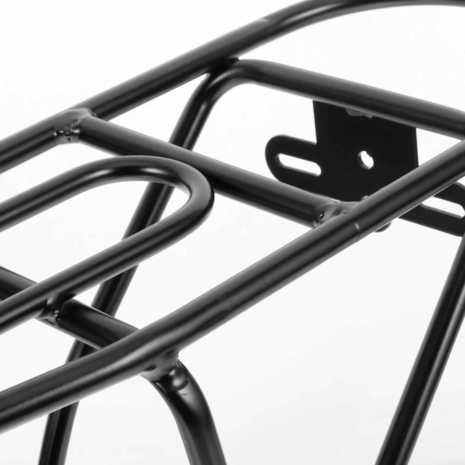 

Foldable Bike Back Rack Bicycle Rear for Other Accessories Black Aluminum Alloy