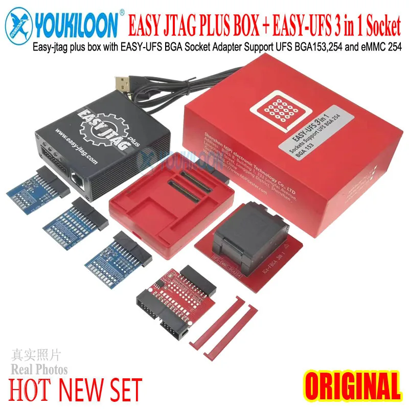 NEW ORIGINAL Z3X Easy-Jtag Plus BOX ，ICFriend UFS BGA 153 UFS BGA 254 UFS BGA EMMC 254 Socket Adapter