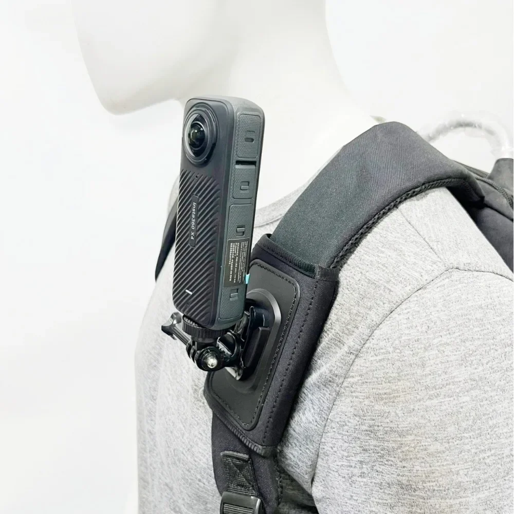

360 Rotation Bag Backpack Shoulder Strap Mount Strap Holder for GoPro 13 Action Insta360 Accessory