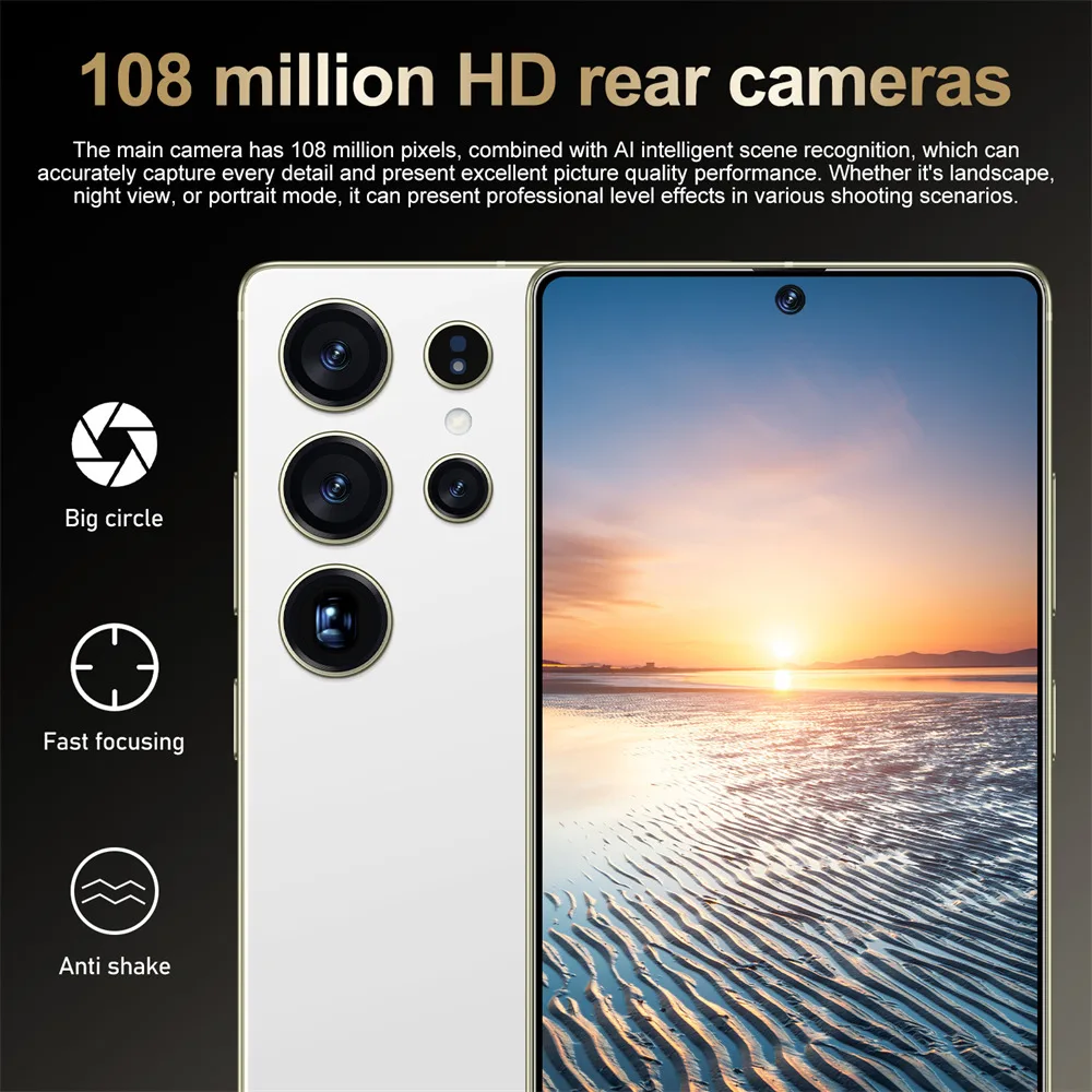 Cellphones S25 Ultra 7.3HD Original Mobile Phones 4G 5G Global Version Smartphone 7800mAh Android Snapdragon 8 gen 3 Cell Phone image 6