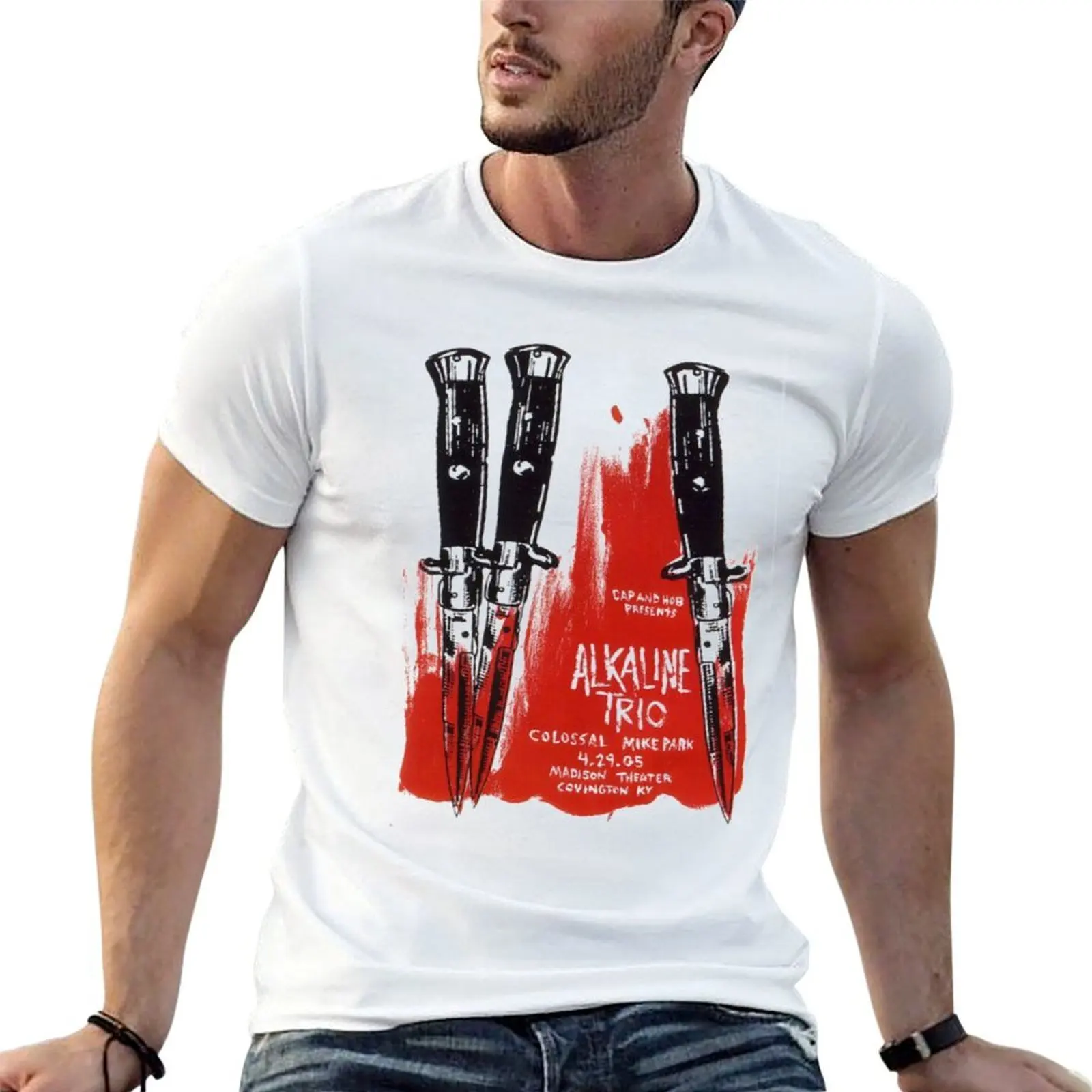 

best alkaline trio best selling T-Shirt t shirt man luxury men t shirt cotton 100% T-Shirt