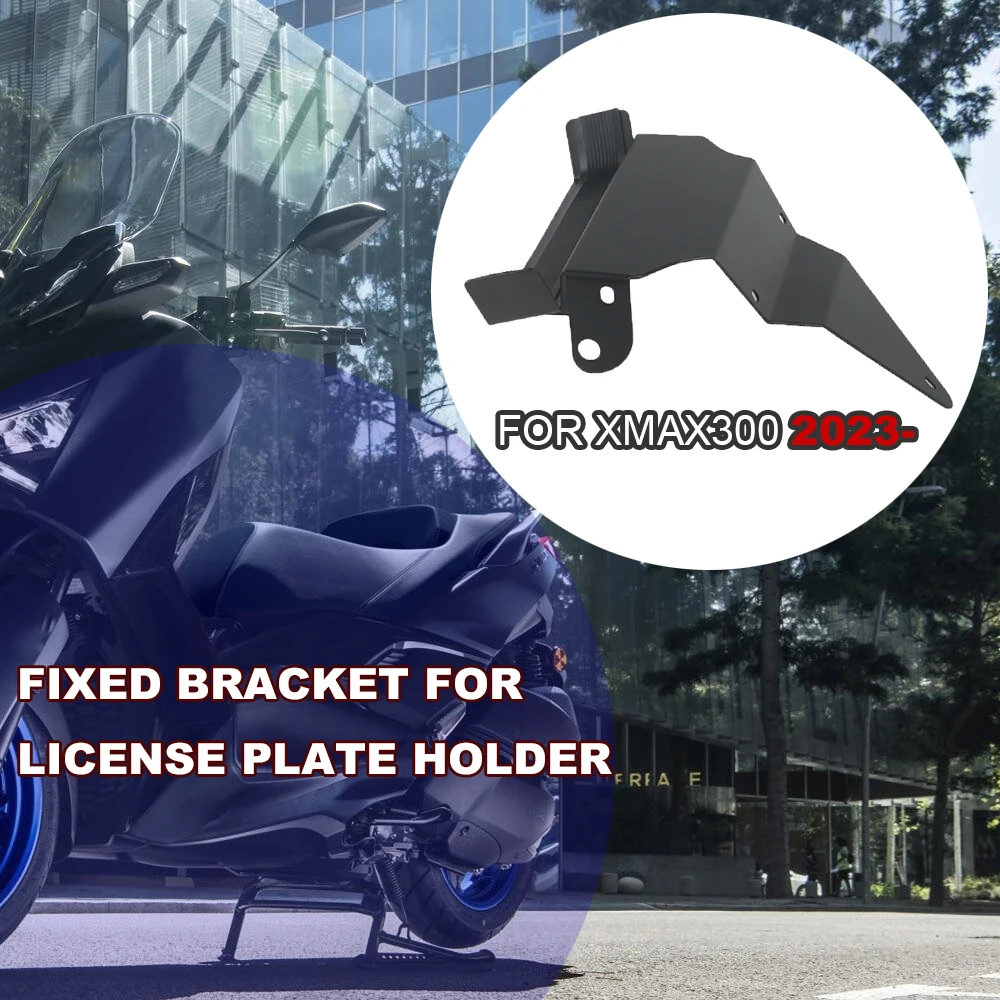 

modification accessories license plate holder fixed bracket suitable FOR XMAX 300 XMAX300 2023 2024 2025