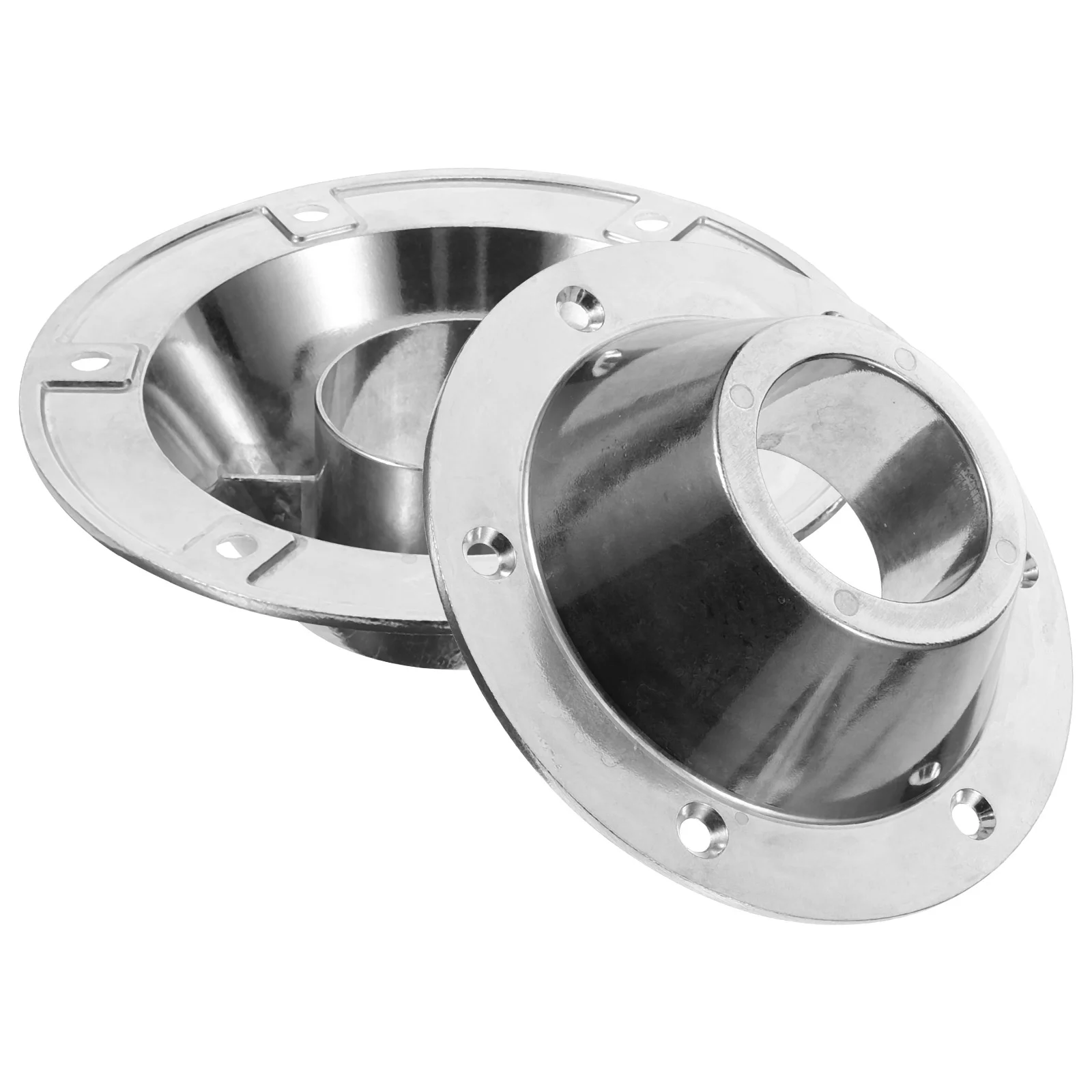 

2 Pcs RV Fixed Accessories Table Flange Mount Base Aluminum Flush Pedestal Dining