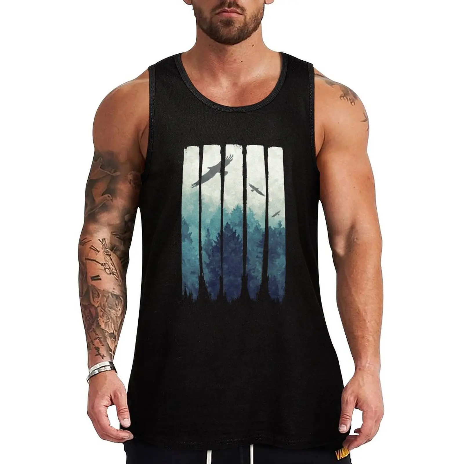 

Up From Above Tank Top gym shirt man sleeveless gym shirt man fitness gym t shirt men