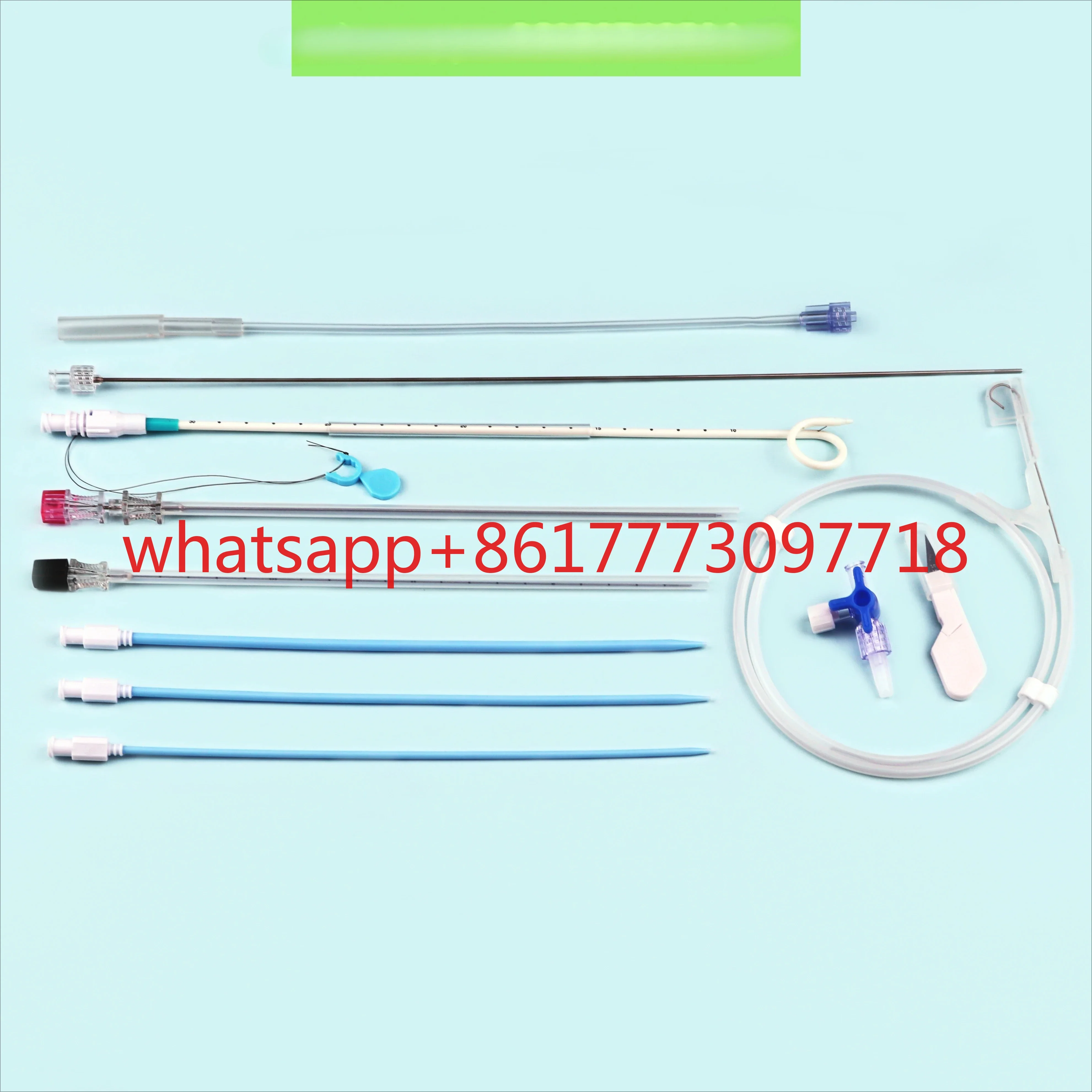 Catheter percutaneous pigtail drainage tube drainage catheter set double j ureteral bracket