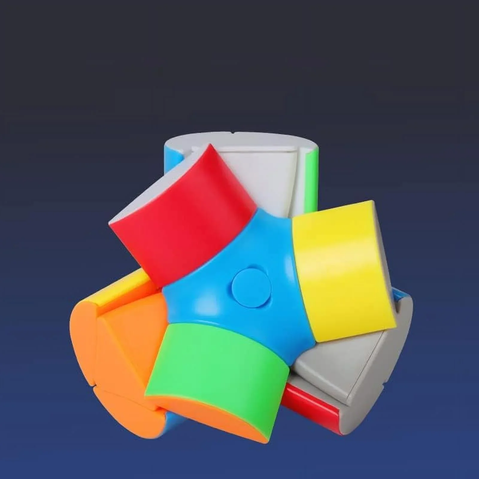 Sengso Q-Platypus cubo de columna mágica shengshou cubo mágico de forma extraña rompecabezas giratorio sin pegatinas cubo mágico juguete educativo