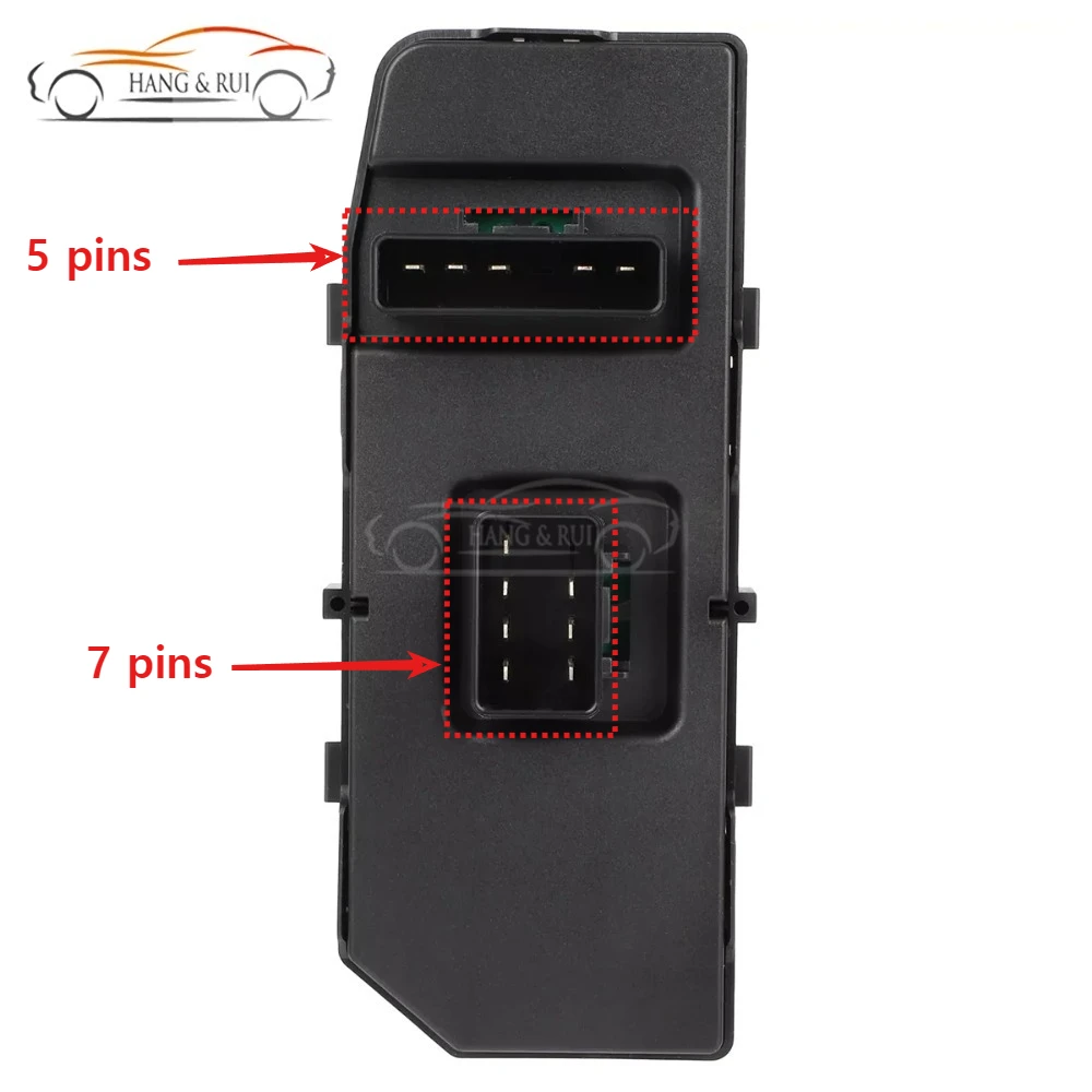 For Chevrolet Malibu MK7 Sedan 2008-2012 Electric Power Window Lifter Master Control Switch Button 7+5 Pins 15902664 20807219