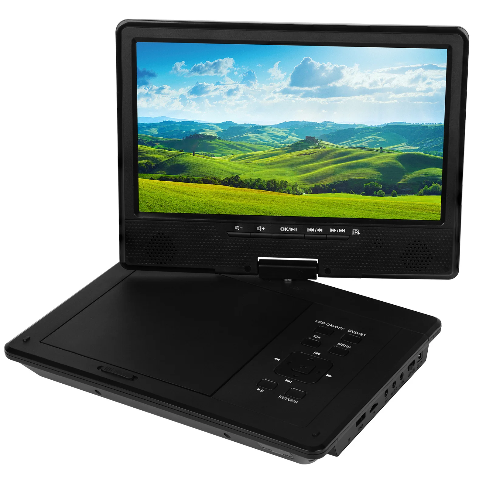 Mobile Disc Player 17 Inch Ultra-thin HD Display Built-in Battery Portable Game Music  VCD, CD DVD Video Machine Speaker MP3 MP4