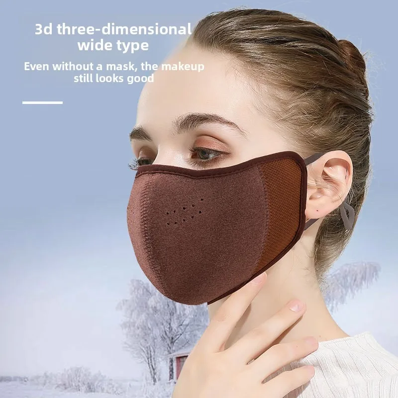 Winter Thermal Face Mask for Cycling Ski Motorcycle Windproof Breathable 3D Ergonomic Eye Corner Cut Design Cold Weather Outdoor