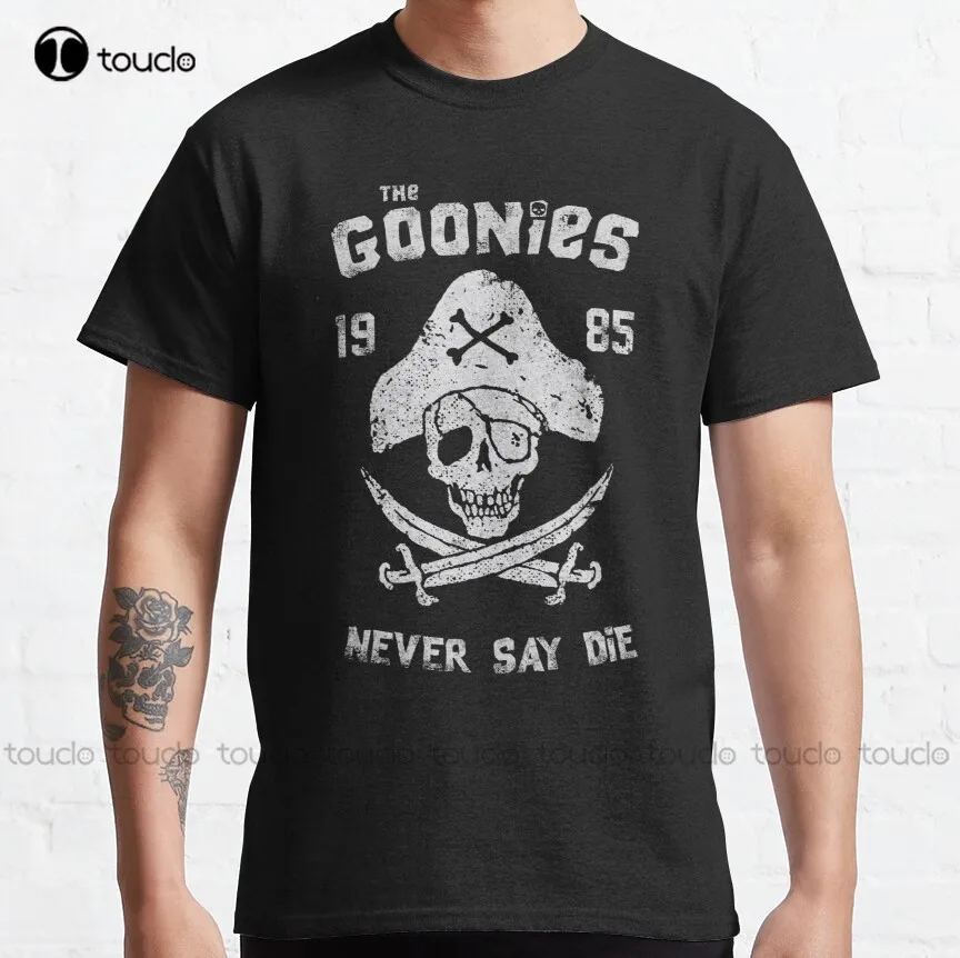 The Goonies Classic T-Shirt Womens Sweatshirt Women Shirts Custom Unisex Tee Digital Printing Harajuku Streetwear New Popular