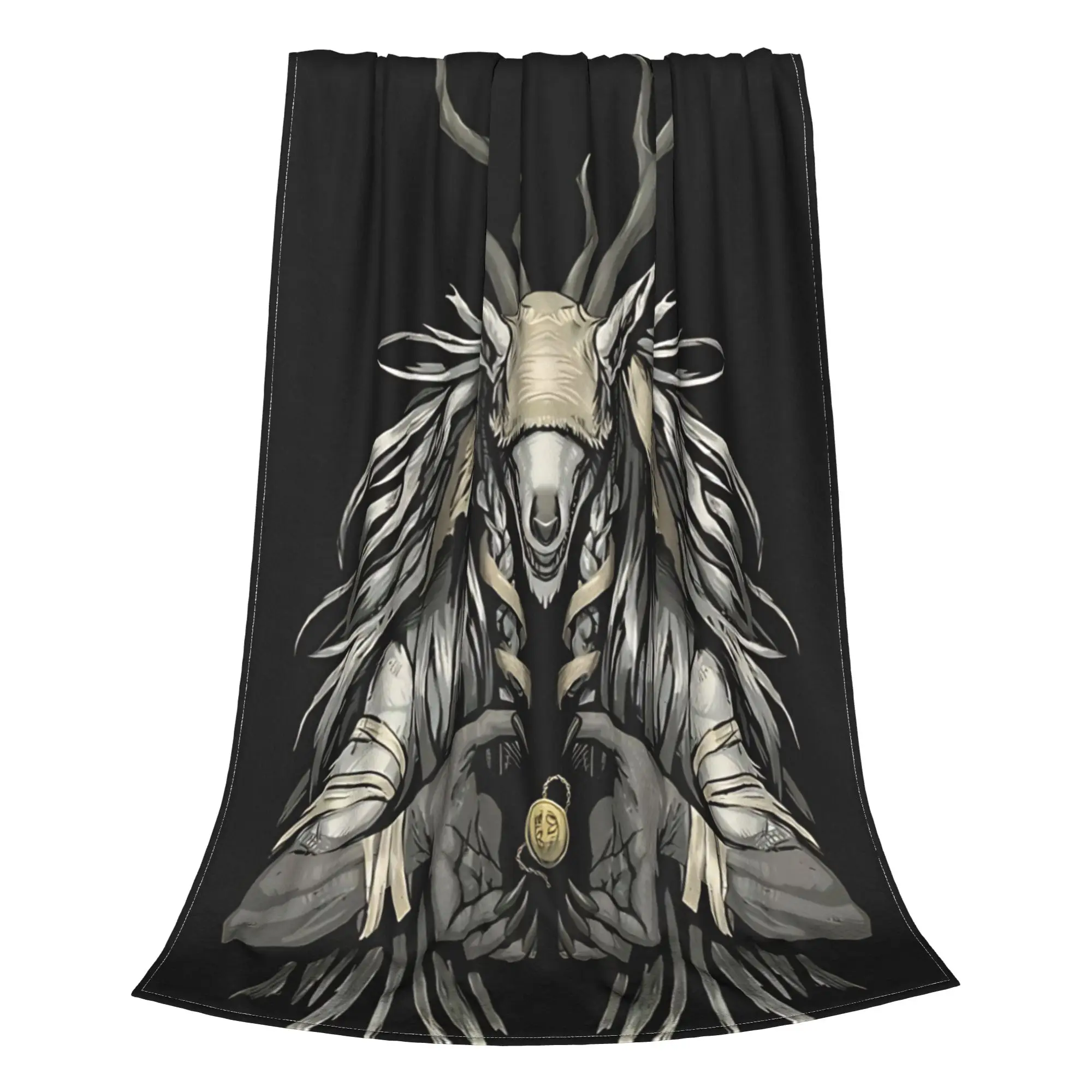 1PC Home Cutecore vintage Bloodborne Blanket Super Cosy Plush Home Living Room Sofa Halloween