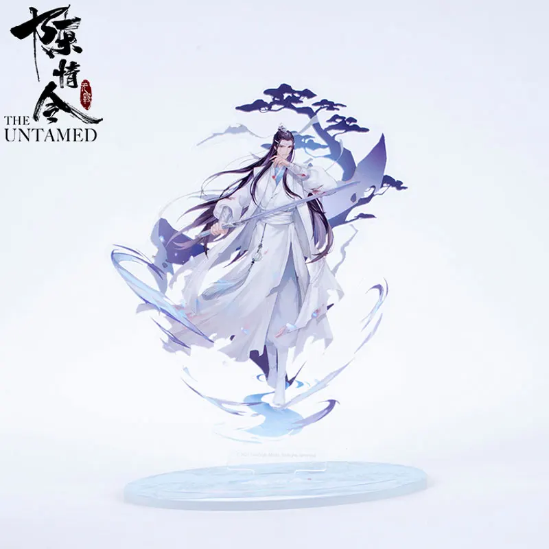 Genuine Chen Qing Ling Mo Dao Zu Shi Standing Piate Wei Wuxian Lan Wangji Battle Damage Standing Card Anime Mobile Phone Holder