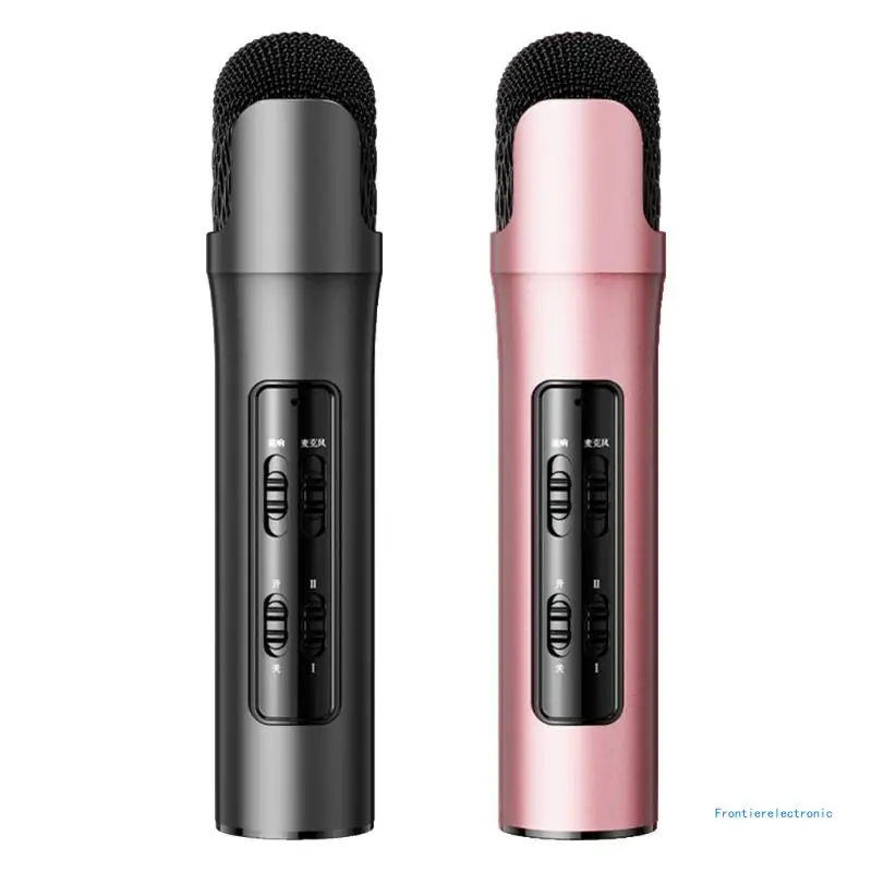 

Rechargeable Wireless Karaoke Microphones Portable Handheld Mic with Speakers Karaoke Player for Singing Home DropShipping