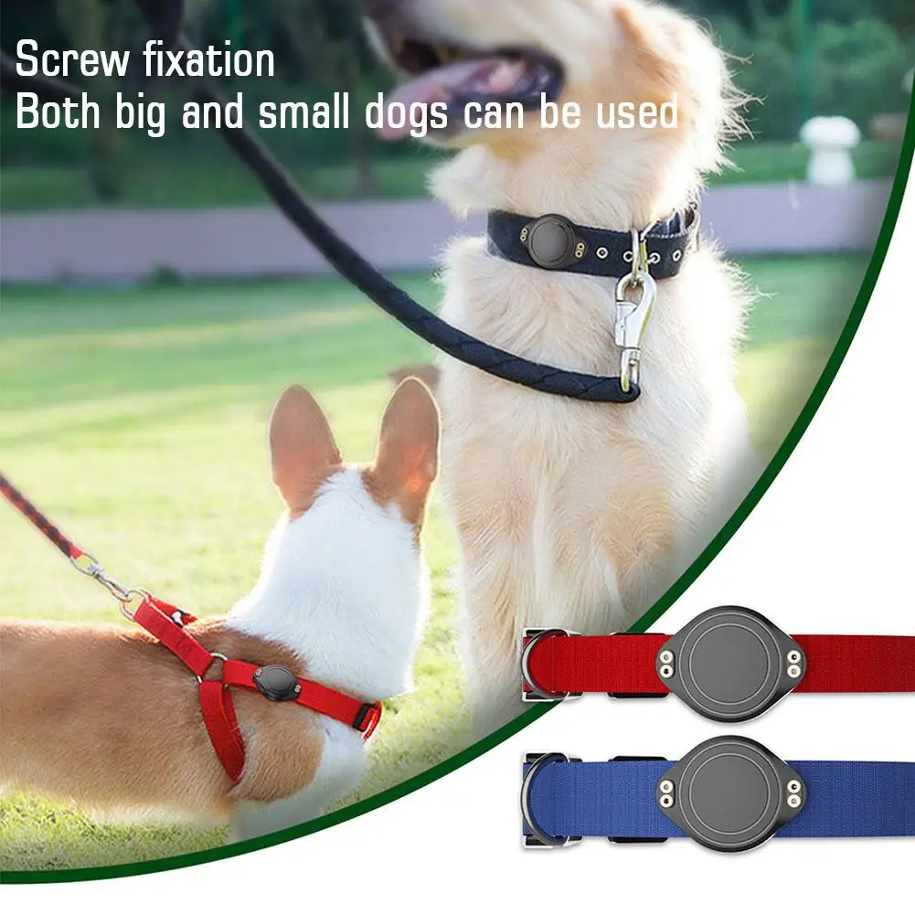 For AirTag Waterproof Case For Pet Dog Cat Collar GPS Locator Sleeve Cover Anti-lost Belt Protector For Apple Airtag Tracker