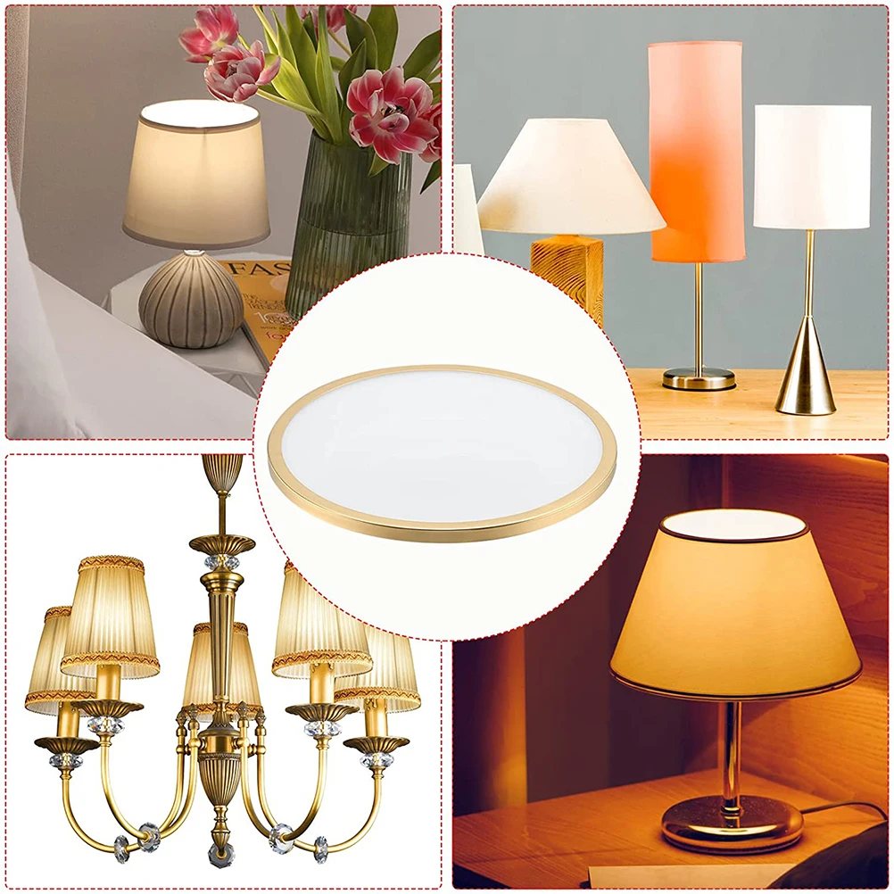 

2pcs Acrylic Lampshade Diffuser Cover Light Shade Home Decor Protector Round Lamp Shade Transmission Cover Light Fixture