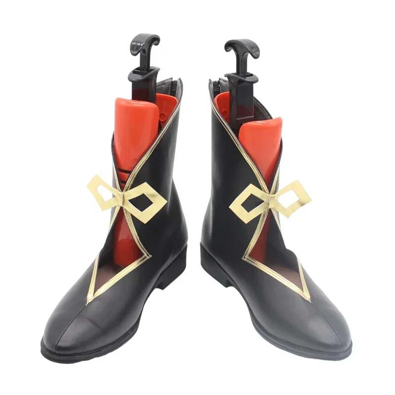 لعبة Genshin Impact Madame Ping أحذية كوسبلاي للهالوين كرنفال أحذية PU أحذية كوسبلاي مصنوعة حسب الطلب