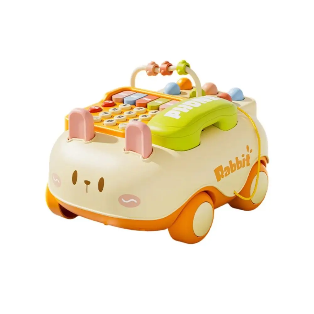 Kreatywny telefon dla niemowląt z ABS, muzyka, głos, puzzle, pianino dla niemowląt, muzyka, światło, zabawna, wielofunkcyjna elektroniczna maszyna edukacyjna dla niemowląt i dzieci.