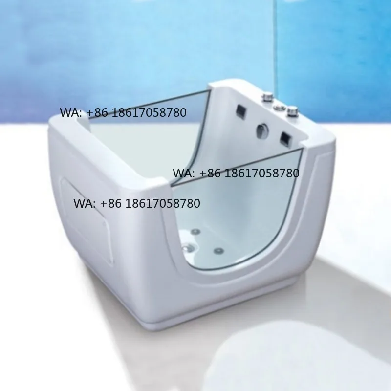 Small Acrylic Coloured Jaccuzi Baby Spa Hydrotherapy Bath Tub Aittherapy Whirlpool Massage Bathtub for Babies