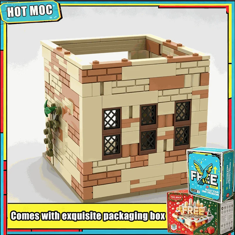 238PCS Medieval Castle Tower Module Building Blocks Model Custom DIY Assembly Creative Educational Toy Birthday Gift Collection