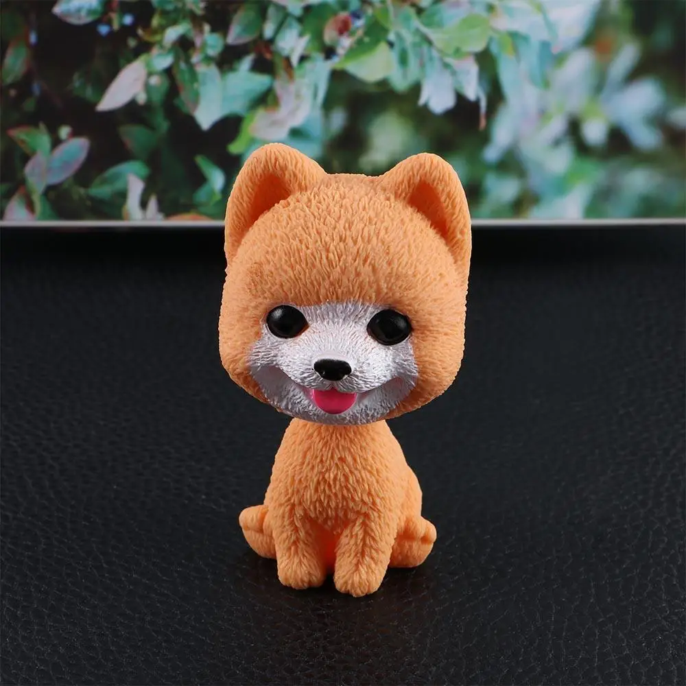 

Tabletop Simulation Dog Wobble Head Dolls Car Decoration Resin Nodding Puppy Toys Shaking Head Dog Bobblehead Dog Car Ornaments