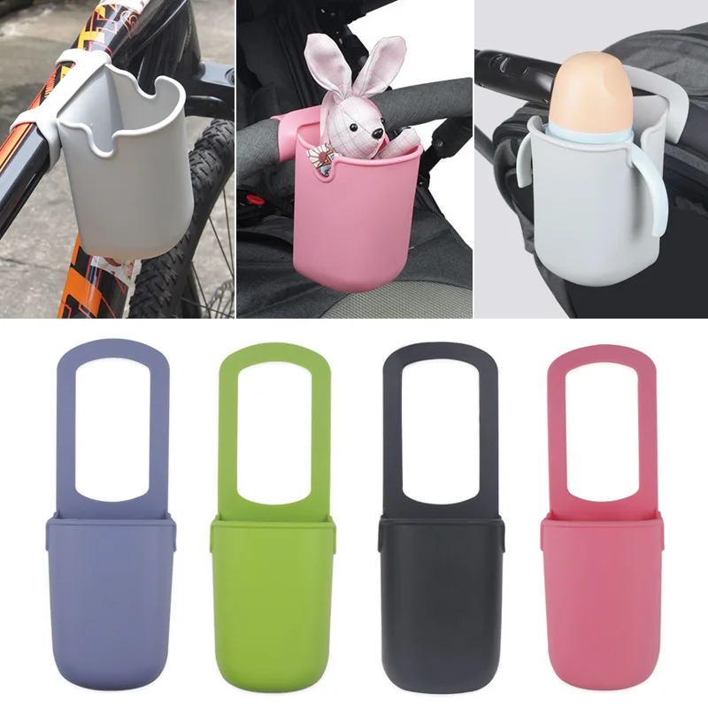 

Silicone Baby Stroller Cup Holder Water Bottle Storage Bag Wheelchair Baby Carriage Bicycle Bottle Holder Stroller Accessories