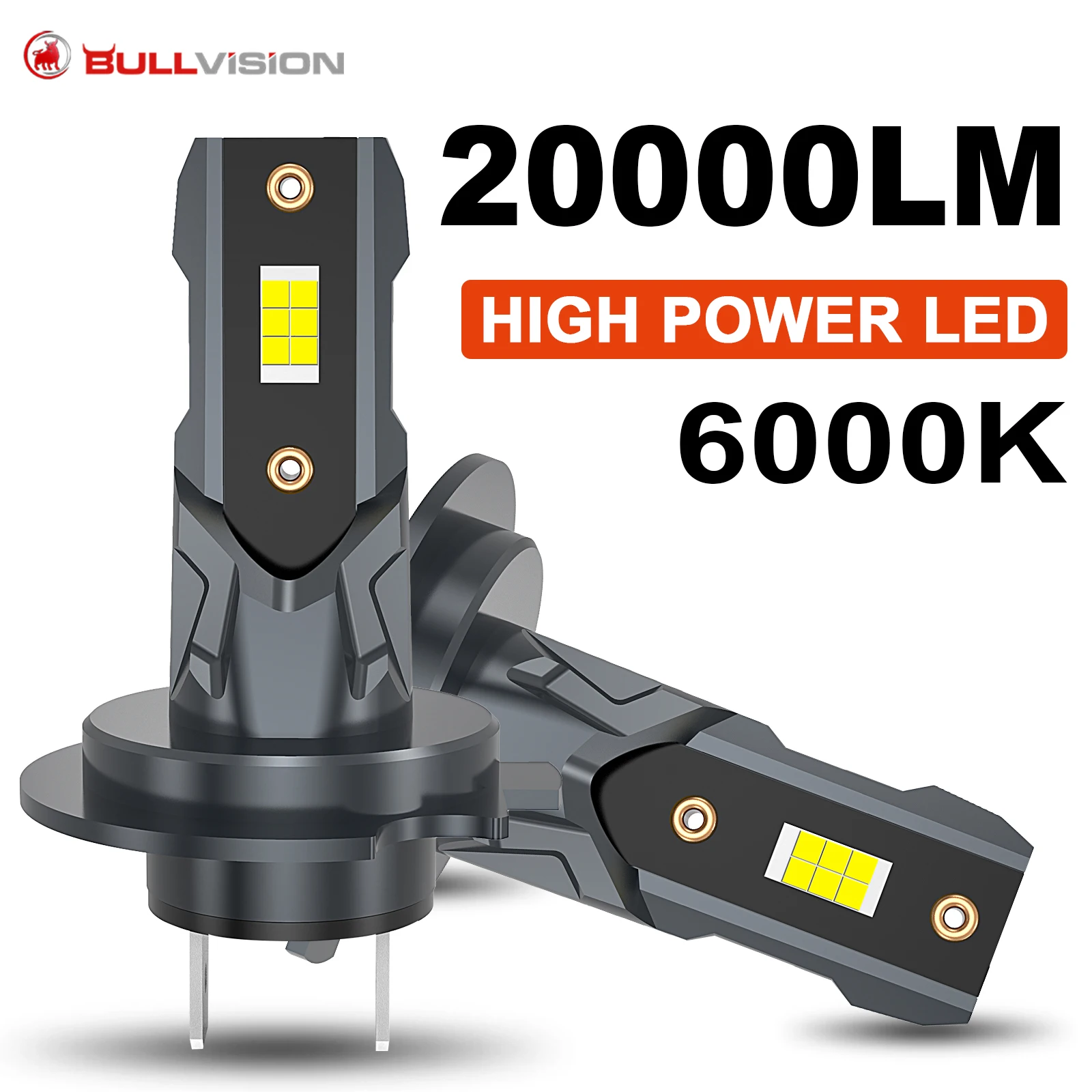 20000LM H7 LED Headlight Kit Mini Bulb 70W CSP 7035 for Car Headlamp Auto Fog Lamps Canbus H7 Led Turbo Automobile 12V 6000K