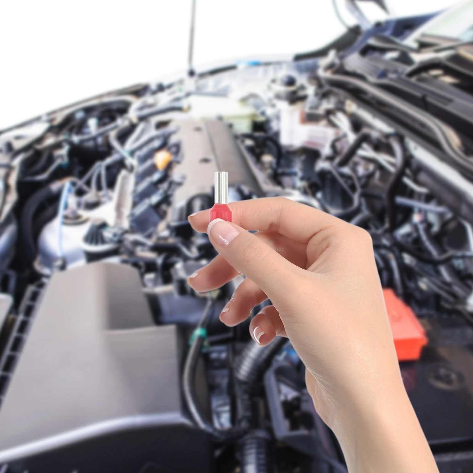 

2120Pcs Copper Wire Crimp Terminal Connectors Heat Shrink Insulated Electrical Wire Terminals for Automotive Marine