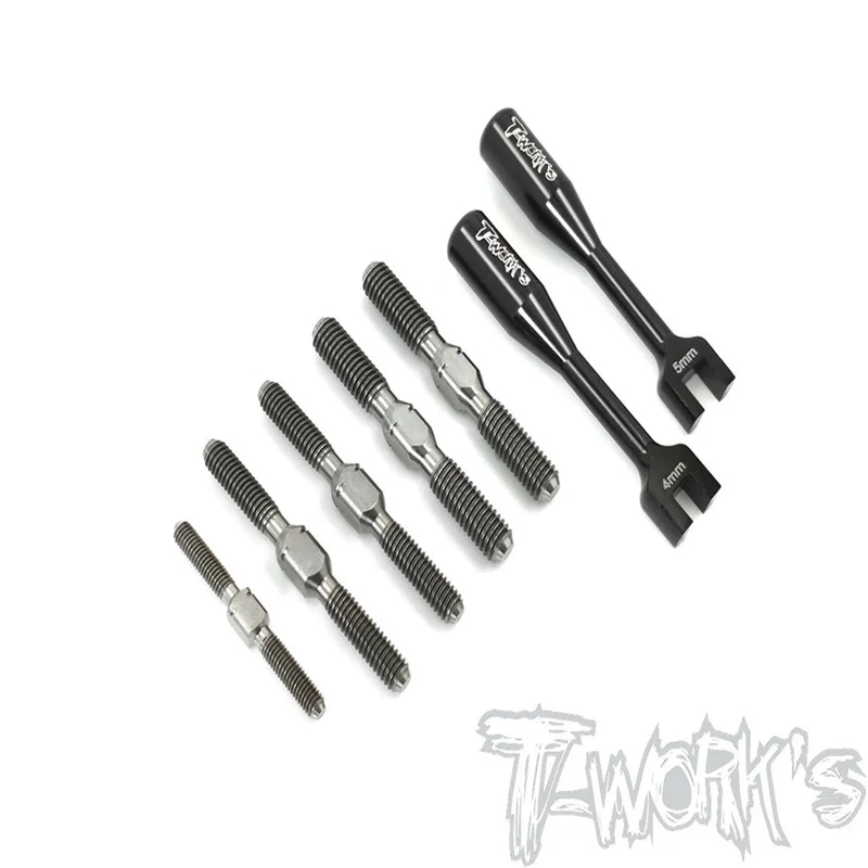 

Original T works TB-182 64 Titanium Turnbuckle Set ( For SWORKZ S35-3 ) Rc part