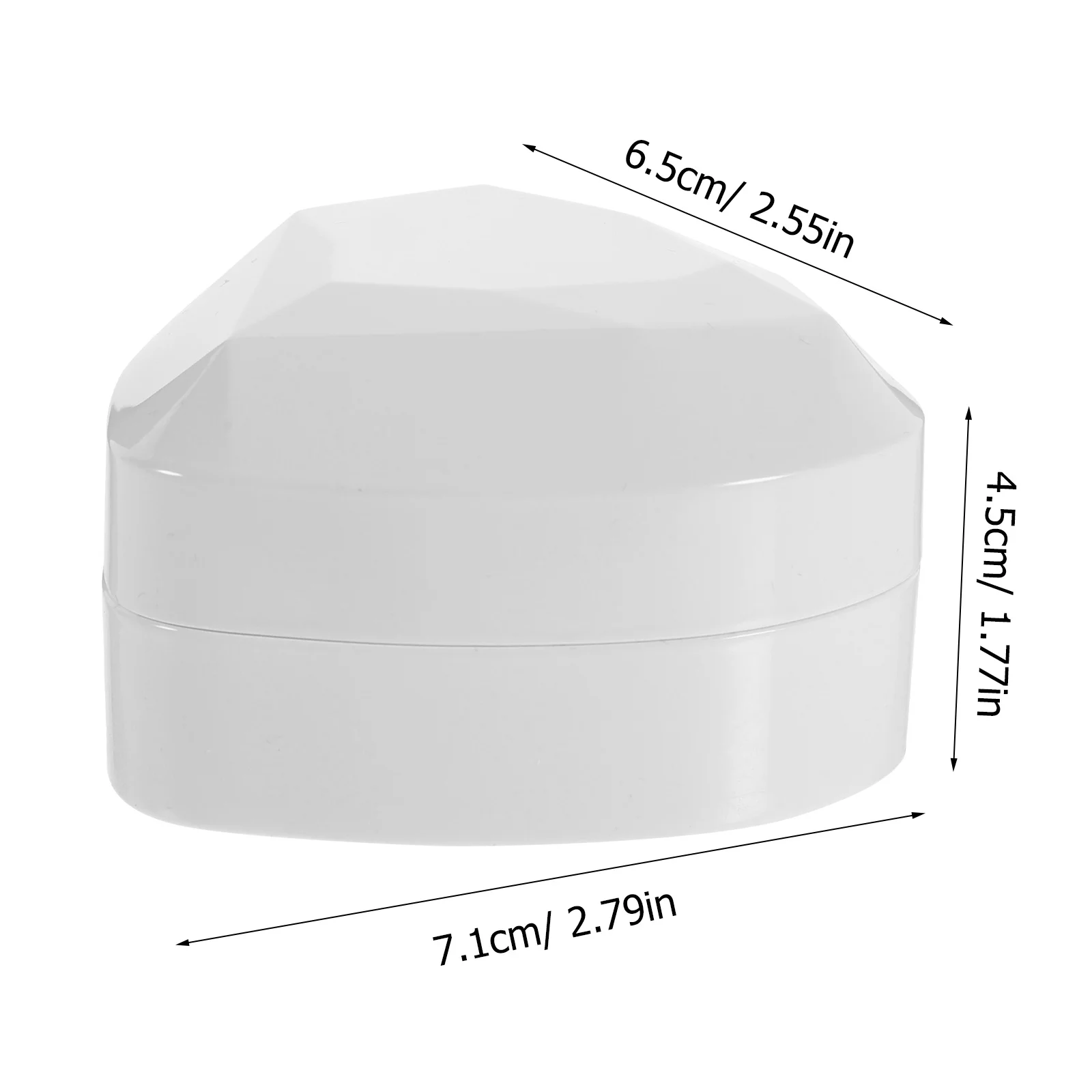 صندوق خاتم مضيء على شكل قلب إبداعي أنيق مزود بإضاءة LED وحقيبة مجوهرات منظم لحفلات الزفاف حاوية خاتم فريدة من نوعها #5