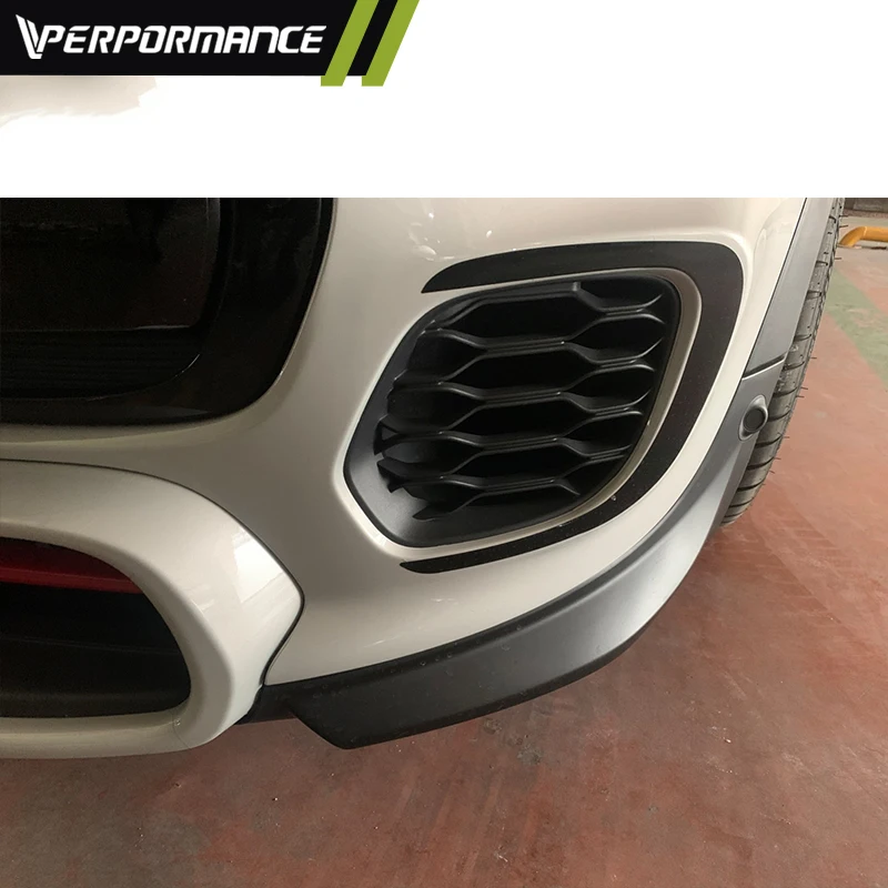 F55 F56 PP Material Front and Rear Splitter F56 Lip Cover For F56 JCW Pro Front Lip Cover And Rear Bumper Cover Corner Lip