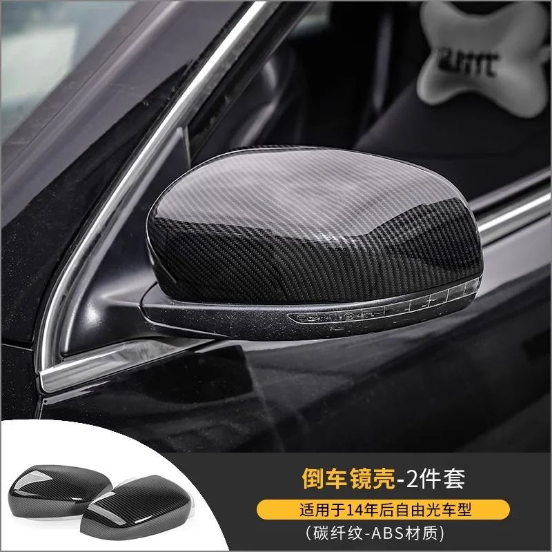 

For Jeep Cherokee 2014--2016--2018 Car Styling Accessories Install reverse mirror shell and rearview mirror cover decorative